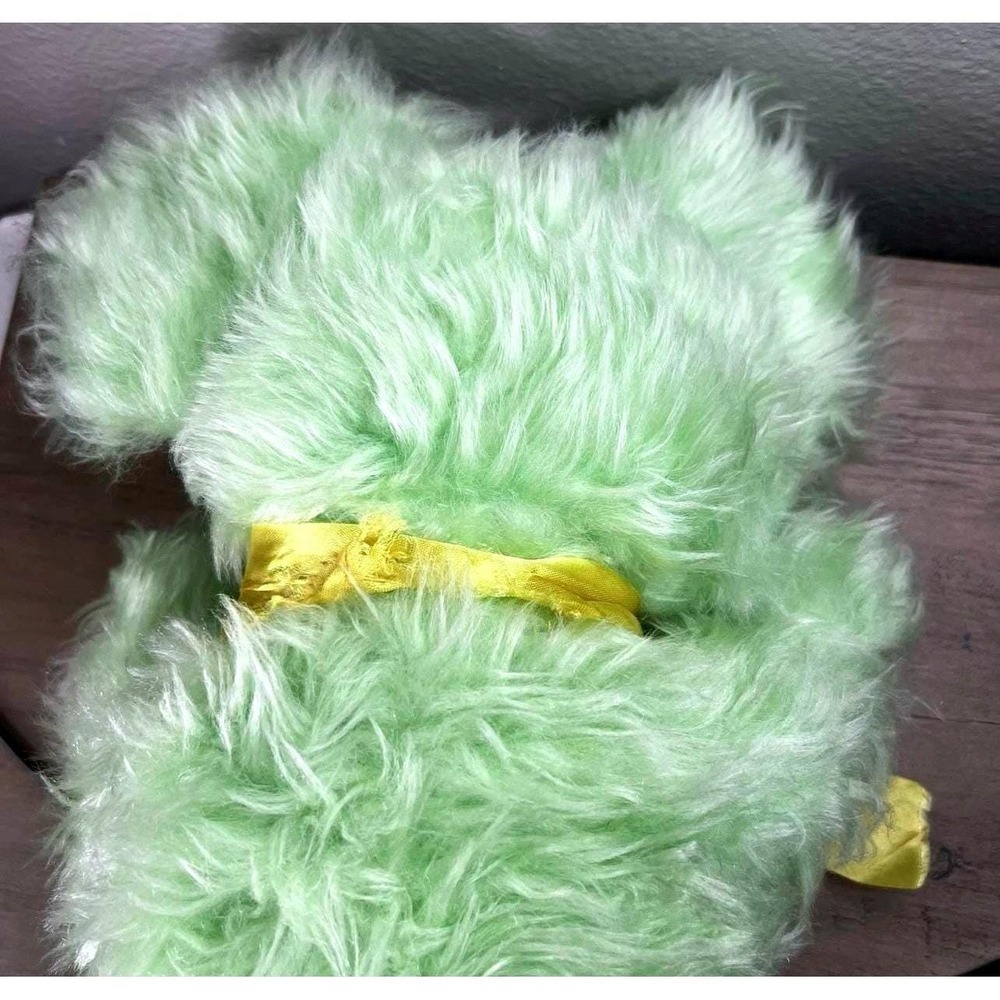 Vintage 50s Rushton Green Plush Mouse 18" Yellow Ribbon‎ Atlanta, GA HTF - Picture 5 of 7